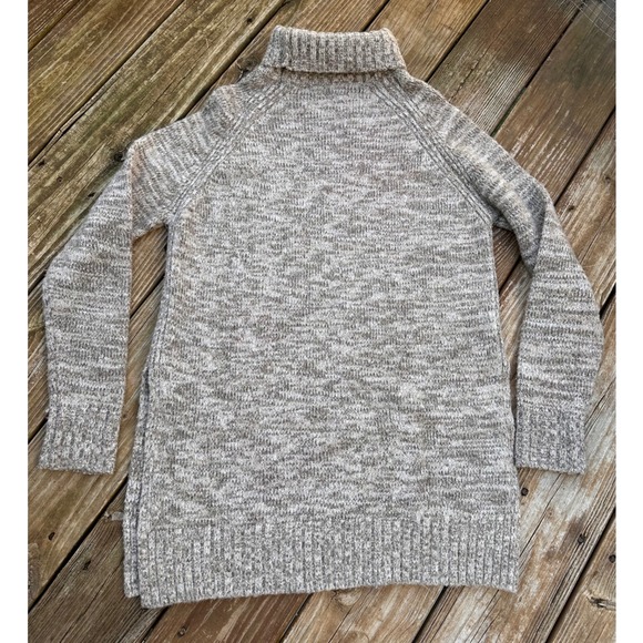 Zara Knit Tunic Chunky Knit Turtle Neck Raglan/Long Sleeve - Picture 5 of 5